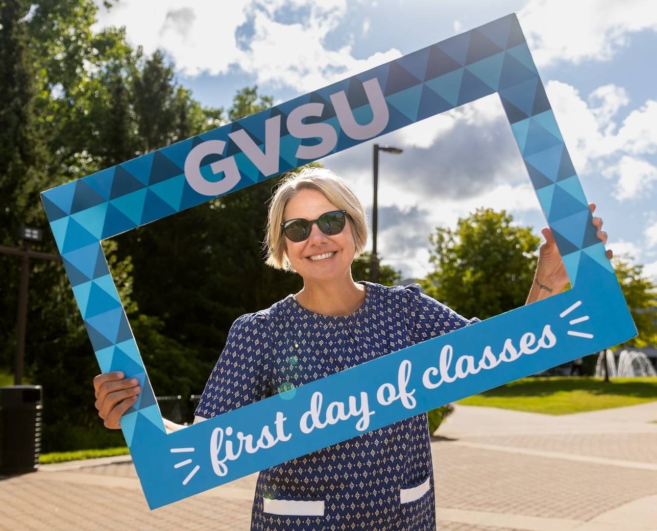 first day of classes photo of Aaron Haight